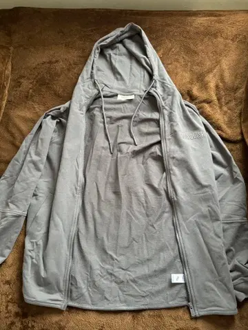 VANQUISH 뱅퀴시 그레이 후드티 M