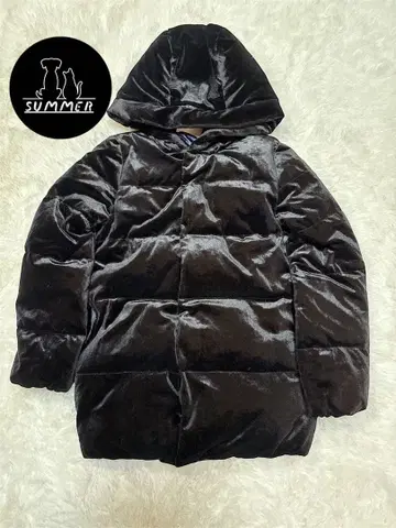 벨로아 다운 자켓 빈티지 9/1 다운 페더 y2k