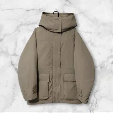 유니클로 하이브리드 다운 코트 2024 베이지 M