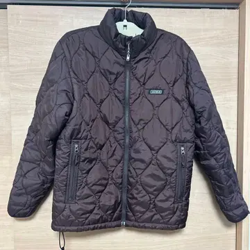 AIGLE 에이글 퀼팅 자켓 갈색 브라운