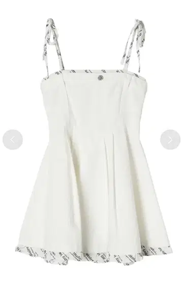 에이미 이스트 월 24년 eimy 로고 데님 미니 원피스