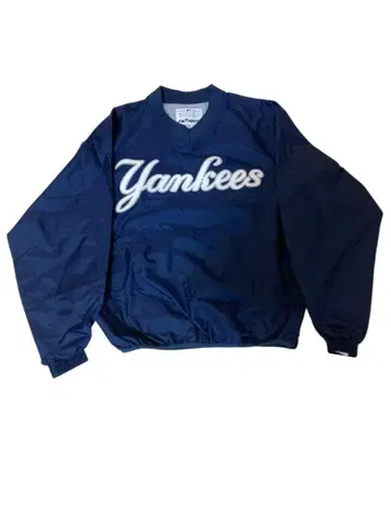 양키스 풀오버 나일론 자켓 majestic 00s