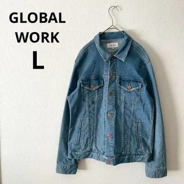 [글로벌 워크] 데님 자켓 G L 인디고 블루 봄/가을