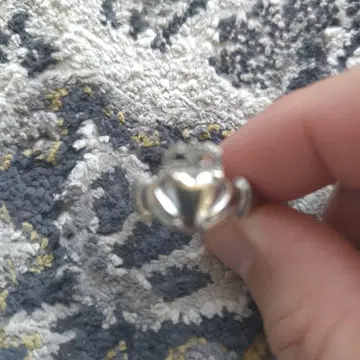 클라다링 Claddagh Ring 화이트 골드 아일랜드 직수입