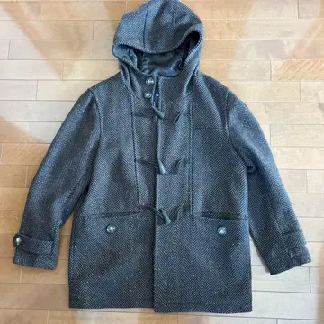 Gap 헤링본 더플 코트 L 사이즈 브라운