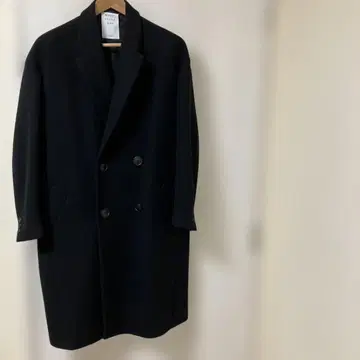 MISTER GENTLE MAN 블랙 체스터 코트