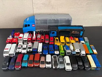 토미카 정리 콘보이 묶음 판매 토미카 51대 폴리 트럭 세트