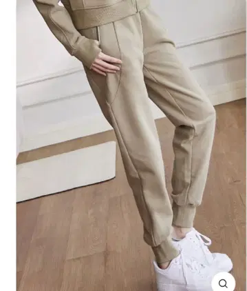 yomoment 미사용 새상품 속기모 조거 팬츠 사이드 지퍼 포켓 부착