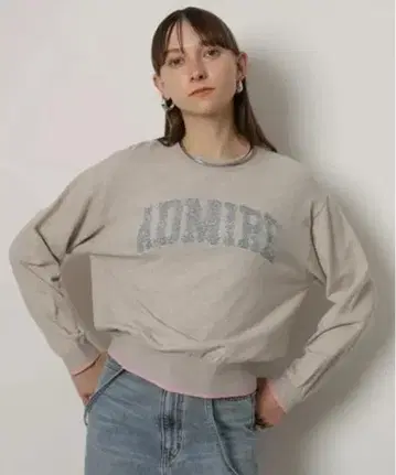 카듀네 CADUNE 키라 로고 니트 (베이지)