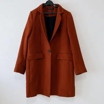 ZARA 체스터 코트 브라운 스페인산 여성용 아우터