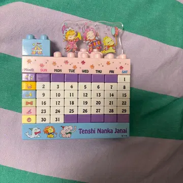 리본전 천사따위 없어 블록 달력