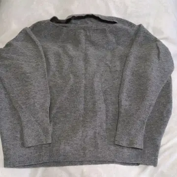 ANAYI 그레이 니트 스웨터 긴팔