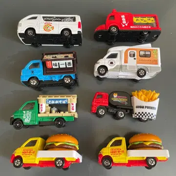 토미카 후드 트럭 미니카 8대 세트