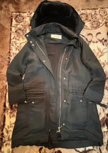 LE CIEL BLEU 블랙 모즈 코트 M