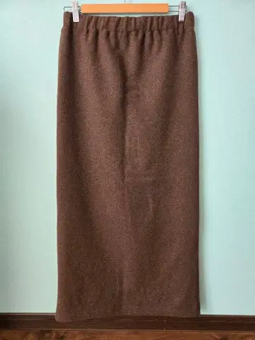 저널 스탠다드 브라운 슬릿 타이트 스커트