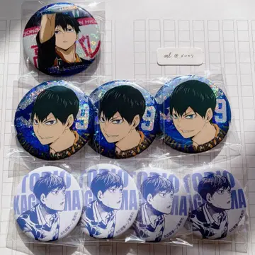 하이큐 카게야마 토비오 비스켓 센다이 관광 특사 캔뱃지