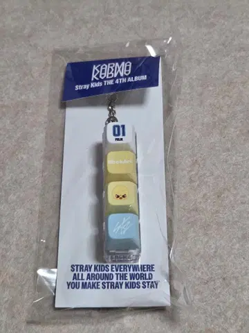 straykids KARMA 팝업 키캡 키링 포가리