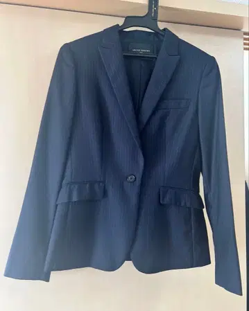 네이비 스트라이프 수트 38