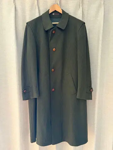 컨디션 최상 티롤리안제 슈타인보크 HIMALAYA 로덴 코트 짙은 녹색