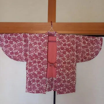 미사용 순수 실크 크레이프 원단 마가이 반텐 손바느질