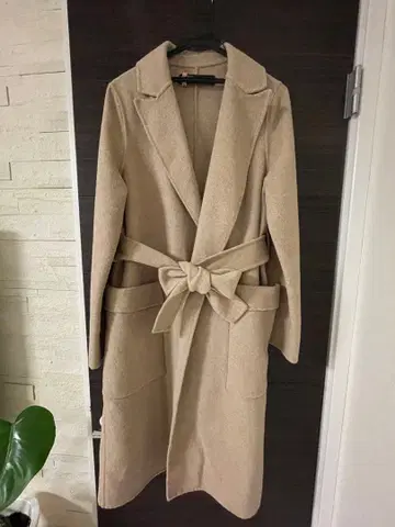 ZARA 자라 벨트 울 블렌드 코트