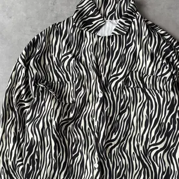 15200 USED 제브라 패턴 셔츠