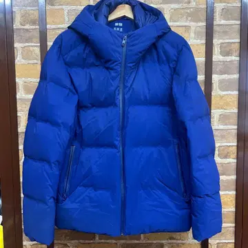 UNIQLO 네이비 심리스 다운 자켓 XXL