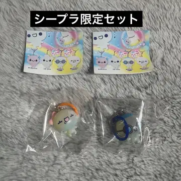 시플라 한정판 푹푹 아와와짱 코롱토 클리어 메지루시 참 2개