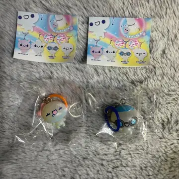 시플라 한정판 푹푹 아와와짱 코롱토 클리어 메지루시 참 2개