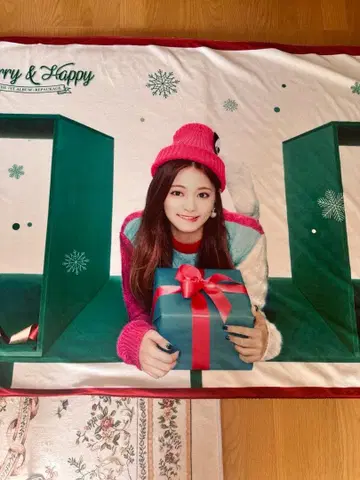 TWICE Merry & Happy 담요