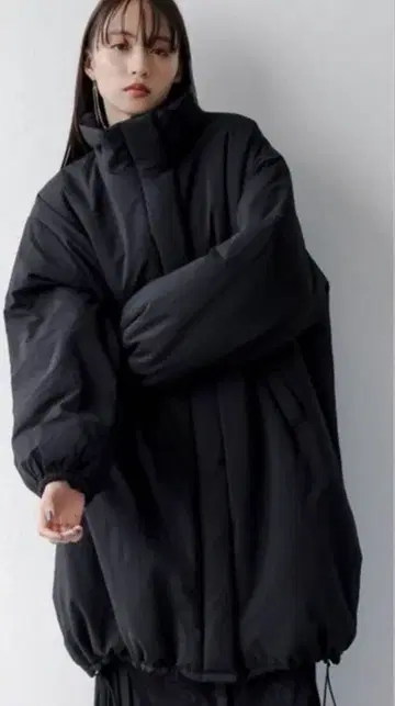 HARE 에어 서멀 오버코트 롱 다운 자켓