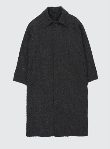 [ YOKE ] 헤링본 트위드 발라클라바 코트