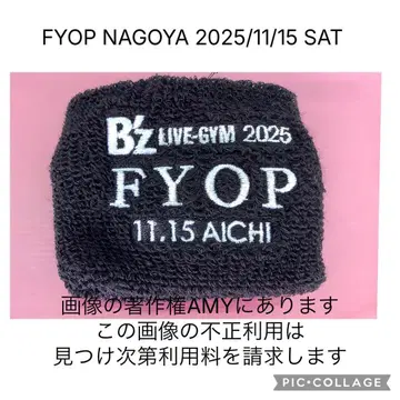 B'z FYOP 가챠가챠 리스트 밴드 나고야 토요일