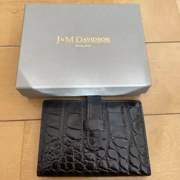 J&M DAVIDSON 크로커다일풍 카드 케이스