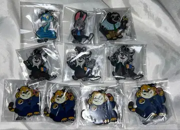 주토피아 2 데포라바! 키링 10개