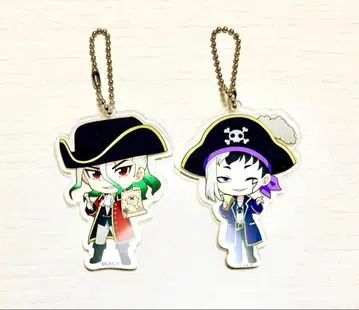 Dr.stone 센쿠 겐 해적 아크릴 키링 2세트