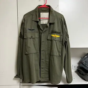 R.Laurent 밀리터리 자켓 올리브