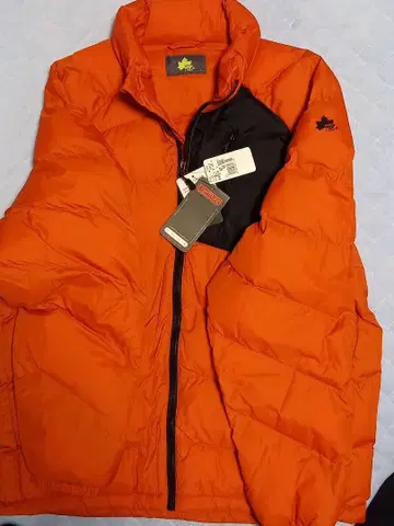 오렌지 나일론 자켓 L 사이즈