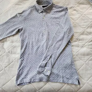 Callaway 그레이 체크 무늬 긴팔 셔츠 M