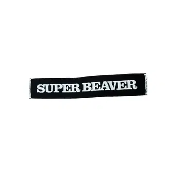 SUPER BEAVER 로고 머플러 타월 슈퍼 비버