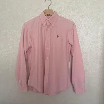 랄프 로렌 코튼 긴팔 셔츠 CLASSIC FIT 핑크