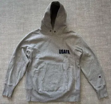 Champion Reverse Weave USAFA 후드티 M 그레이