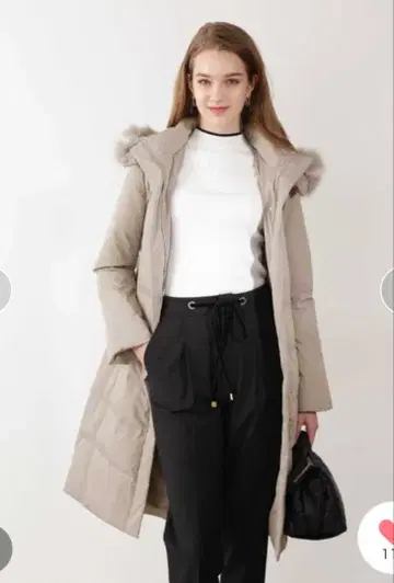 롱 다운 코트 핑키앤다이안