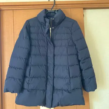 네이비 퀼팅 다운 자켓 SIMPLE LIFE