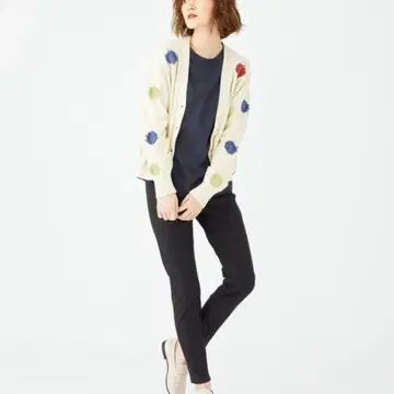 도트 무늬 니트 가디건 폴 스미스 여성용