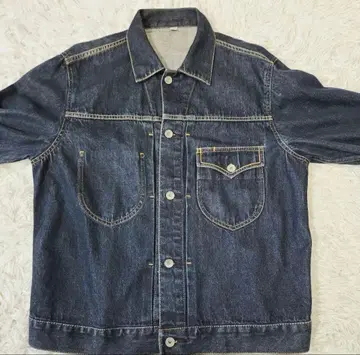 유니클로 데님 자켓 다크 네이비 1st 타입 XL