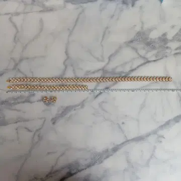 목걸이 팔찌 귀찌 3세트