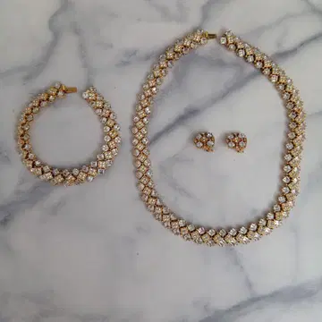 목걸이 팔찌 귀찌 3세트