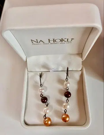 하와이 NA HOKU 진주 펄 귀걸이