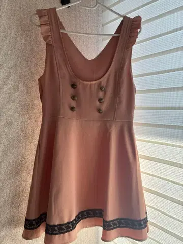 새상품급 ARROW 살로펫 원피스 핑크